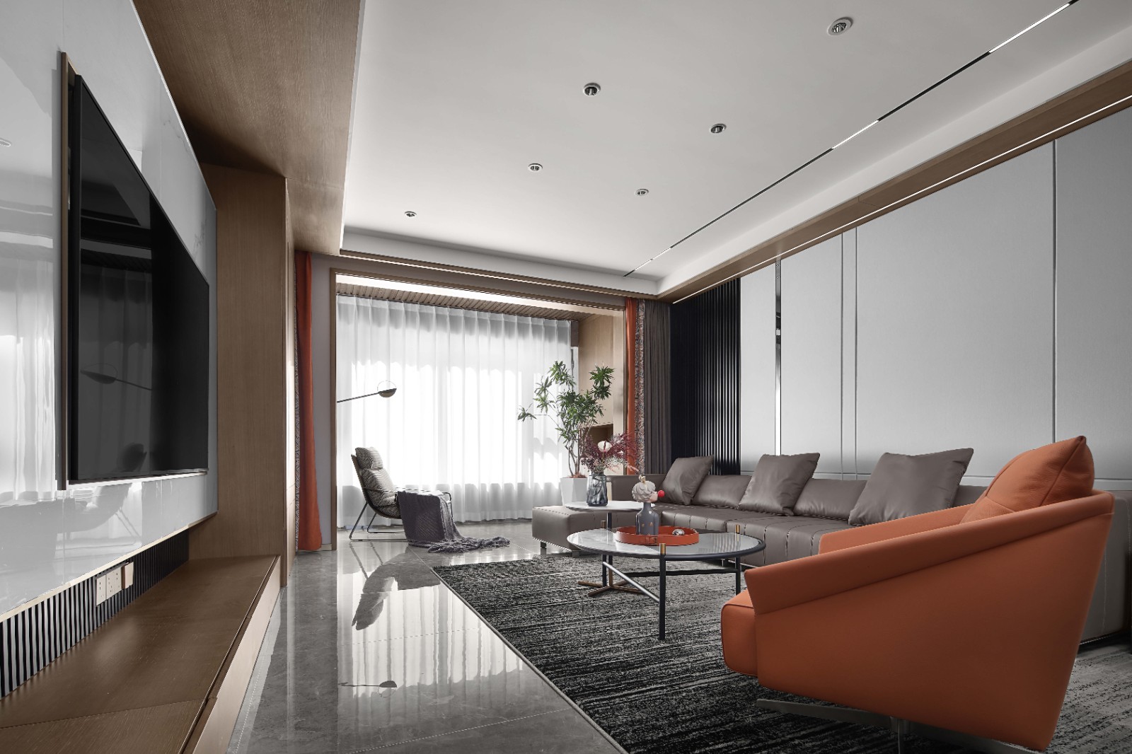 斑斓空间作品:优雅精致的灰调空间-4