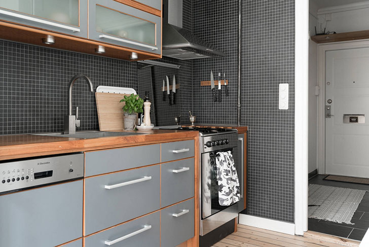 斯堪的纳维亚风格一居室打造私密卧室-15