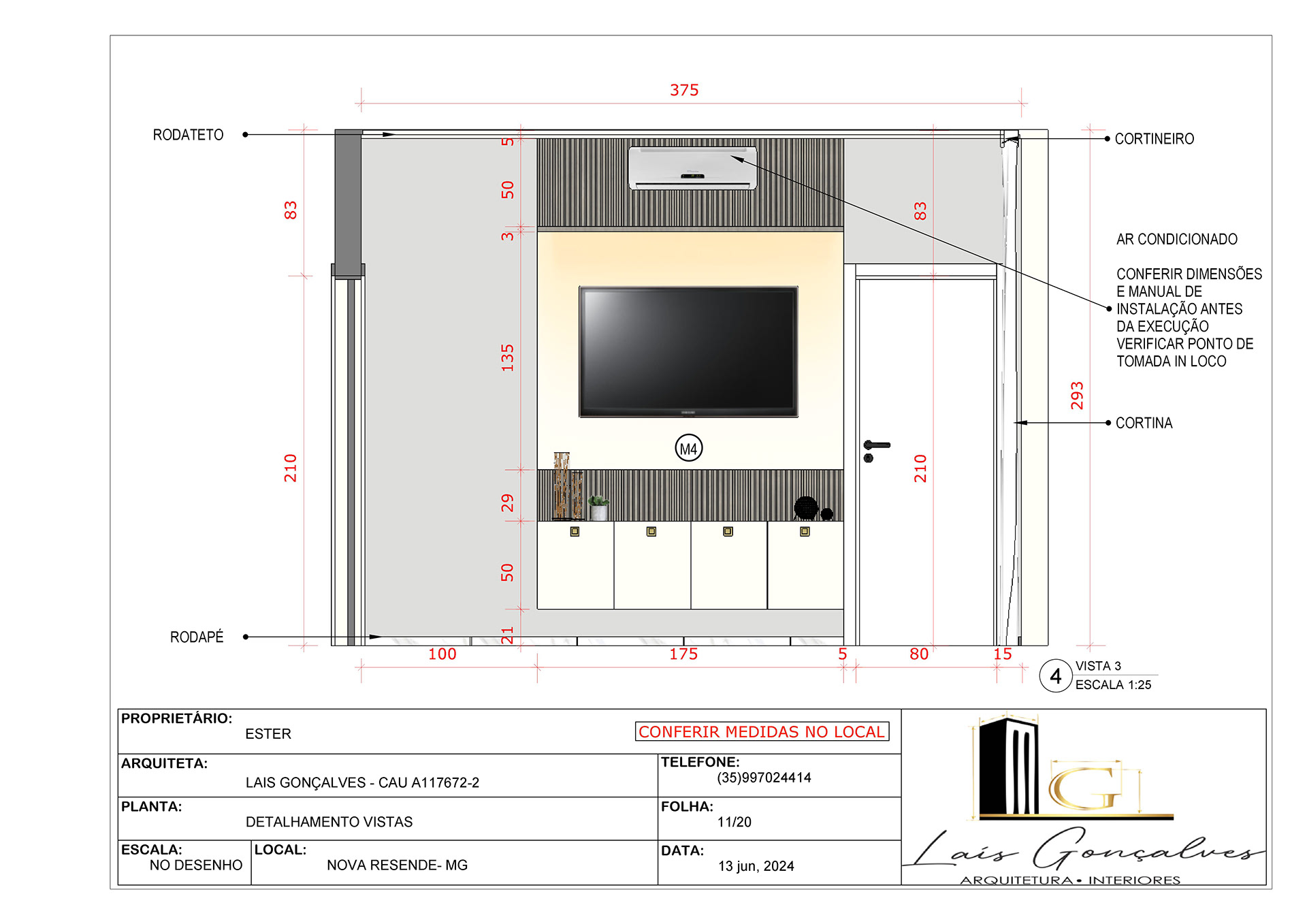 DETALHAMENTO DE INTERIORES - MARCENARIA QUARTO-4