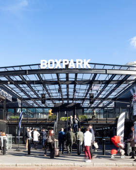 英国购物中心集装箱公园BOXPARK