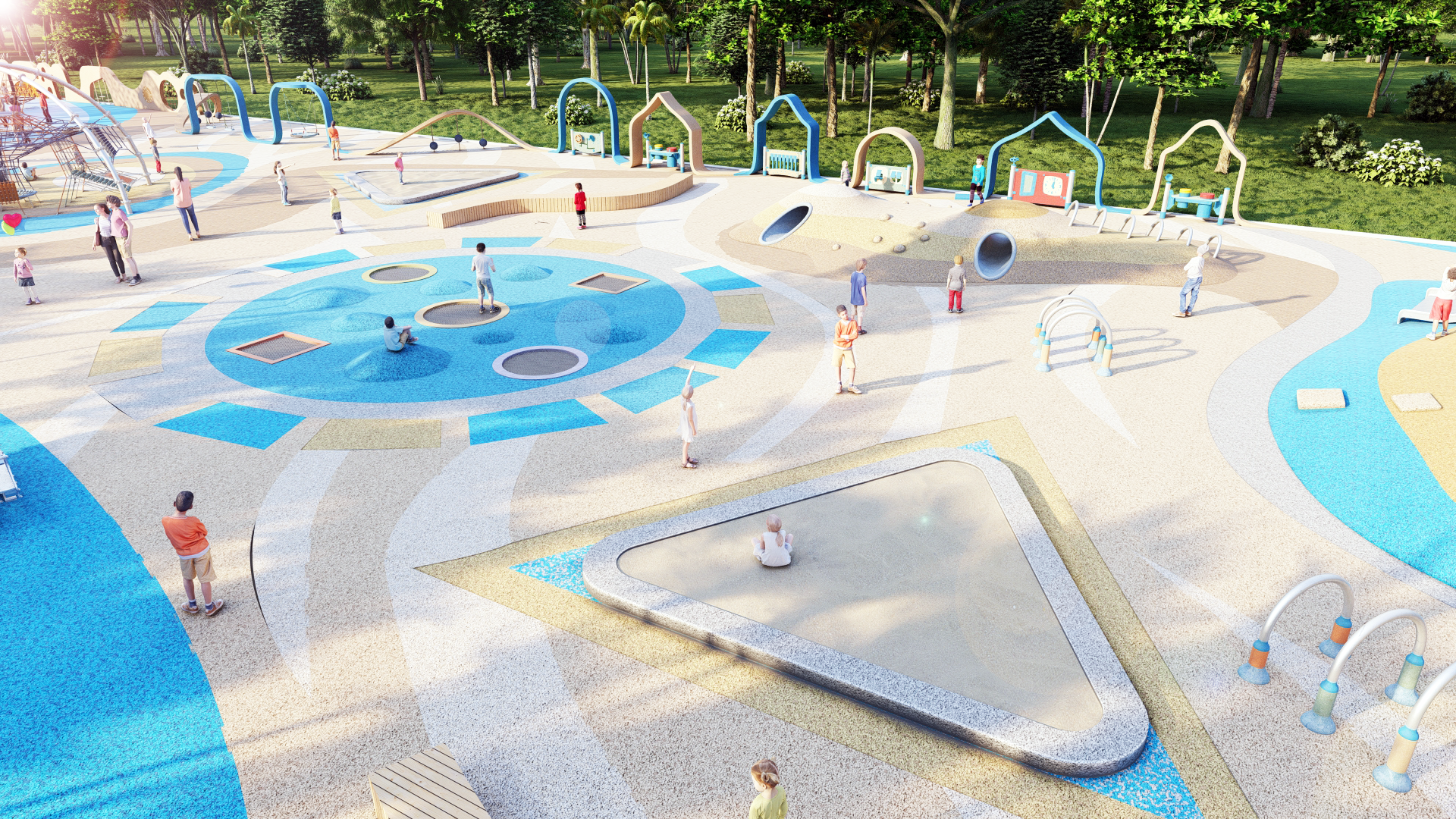 Liner Park Kuwait Architecture playground-14