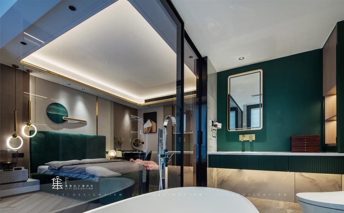 集壹设计事务所-习伟亮丨平层丨绿野清风-26