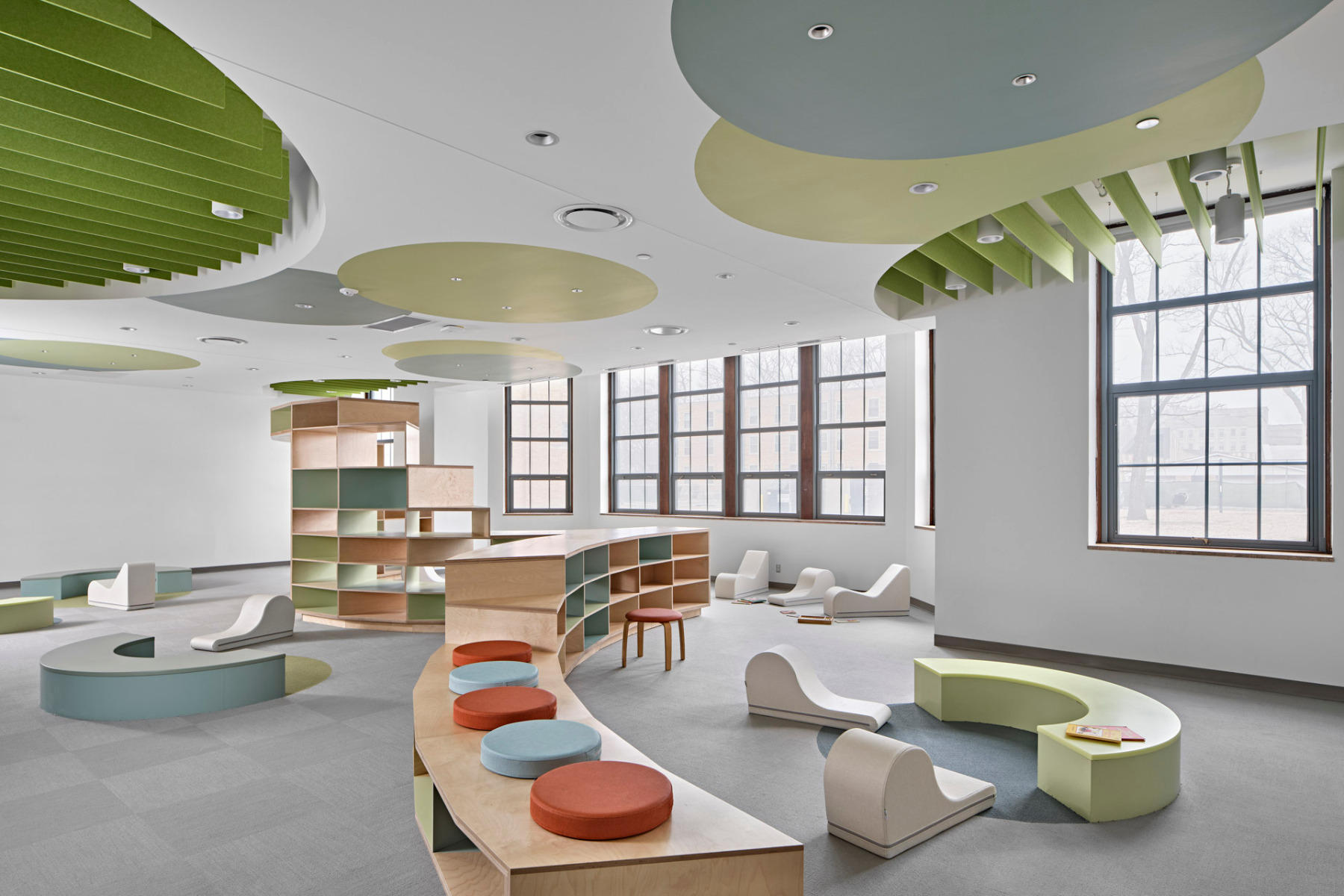 底特律某小学改造项目丨美国底特律丨PLY+ Architecture,MPR Arquitectos-2