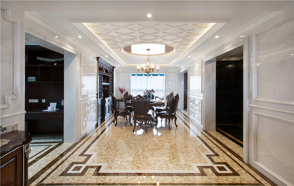 昆明 230 平米欧式豪宅，设计师展康震打造惊艳空间-24