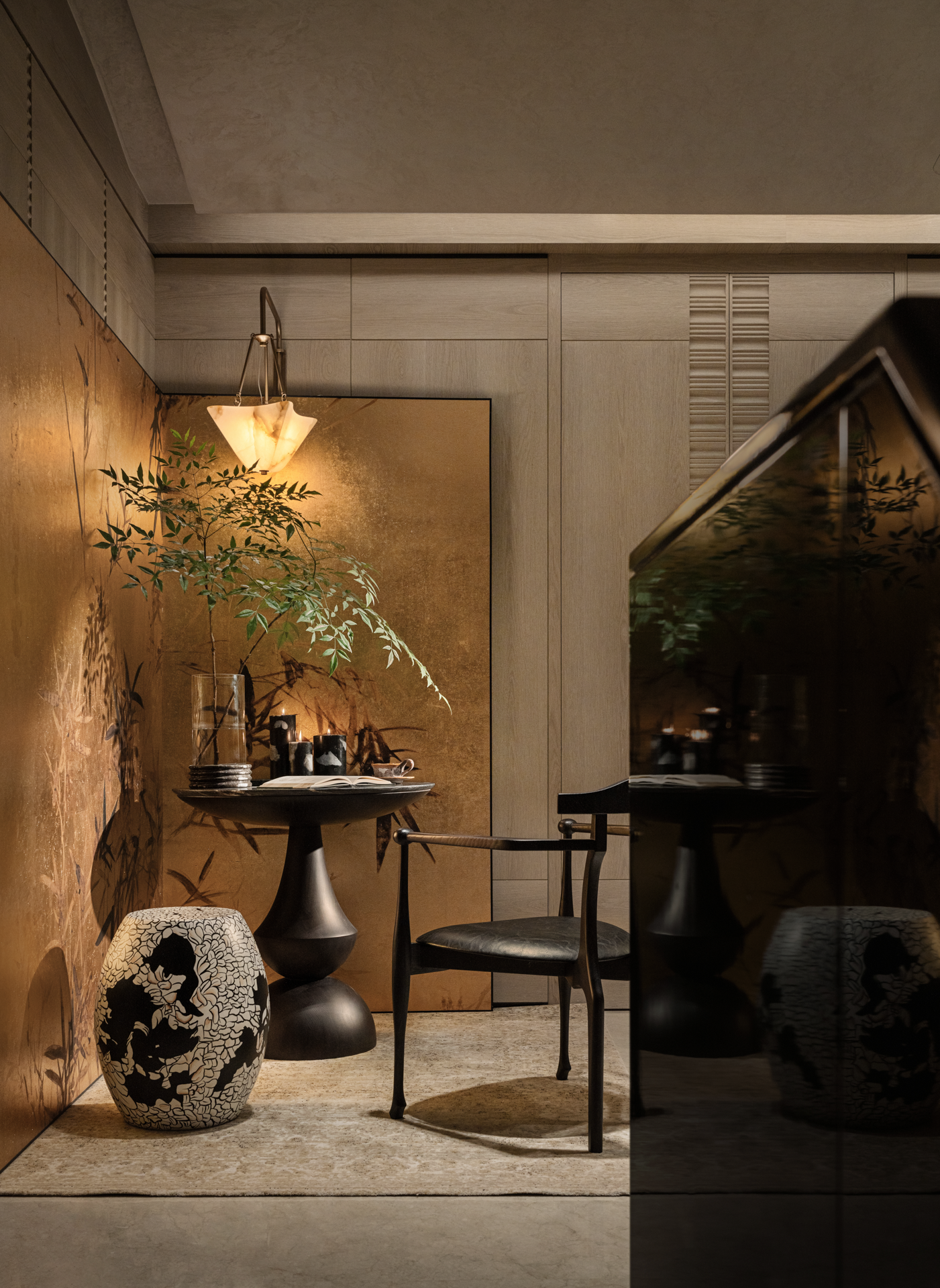 【IF DESIGN】新松弛主义丨杭州咏湖云庐中叠丨中国杭州丨软装IF DESIGN羽果设计-18