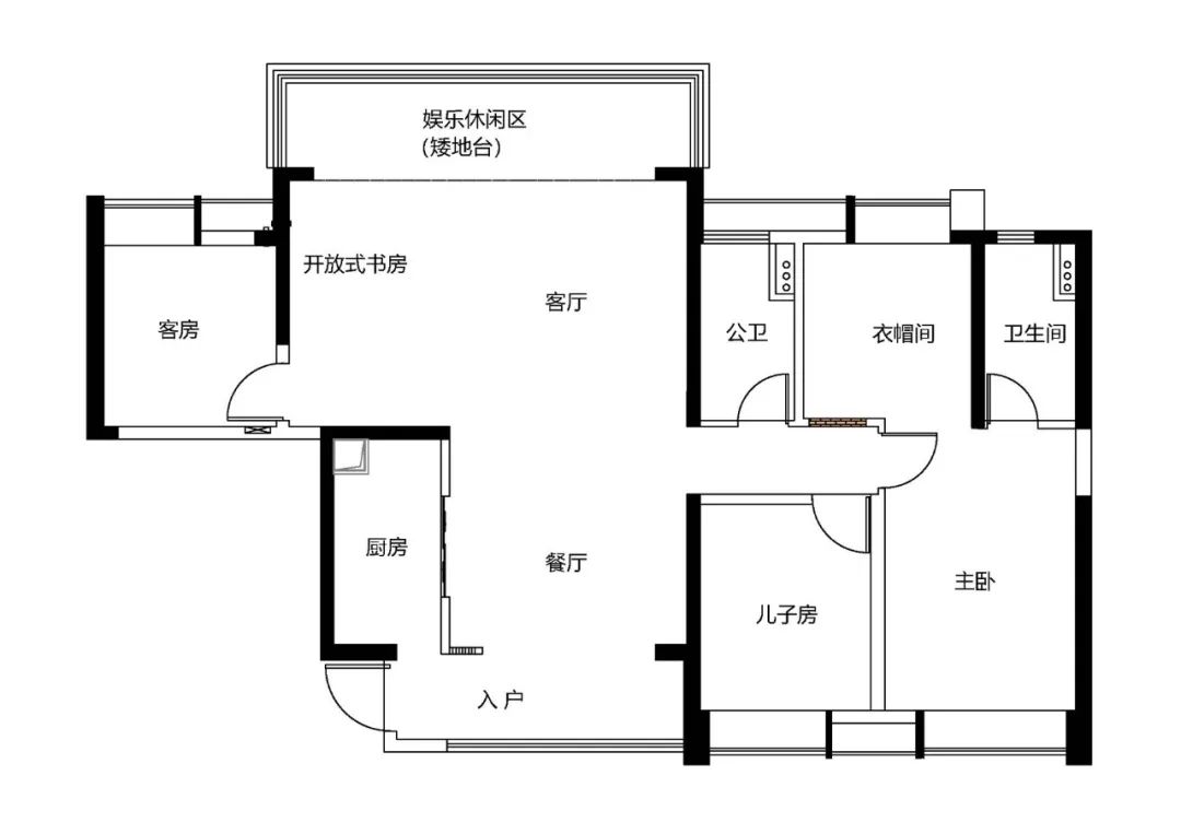 广州珠江铂世湾 139㎡现代简约五室两厅设计丨中国广州丨JENME·DESIGN-9