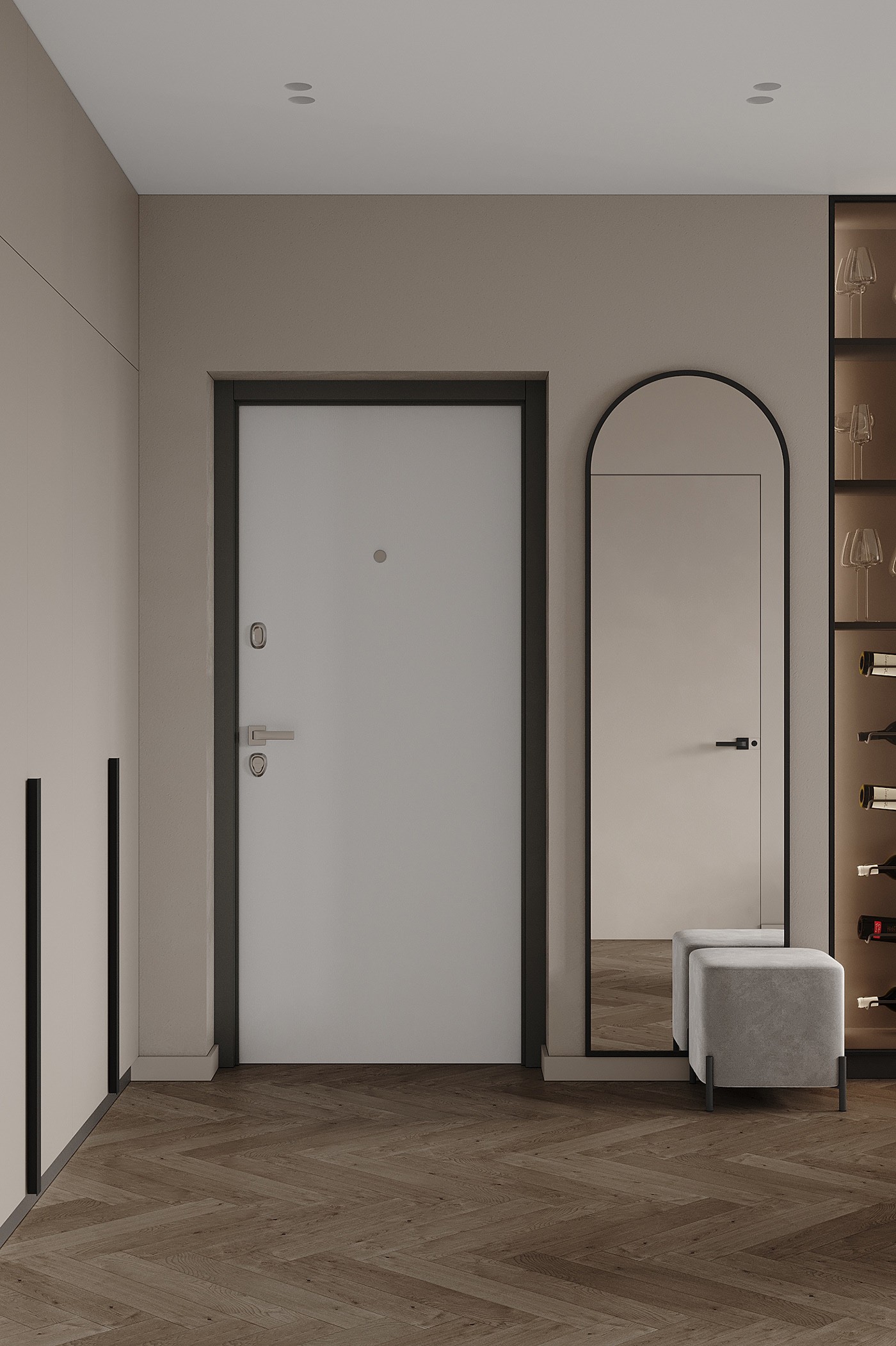 87㎡简约风住宅设计 超细腻的质感！-1