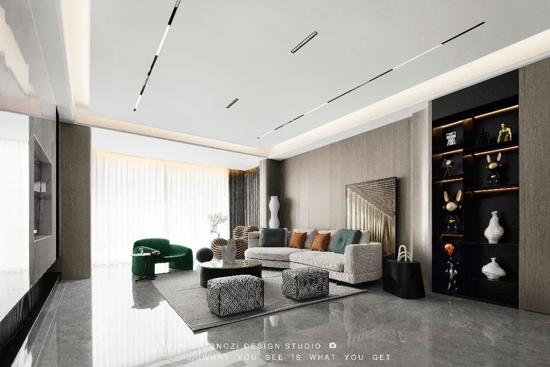 《栖》 现代极简艺术住宅设计丨东子设计事务所-20