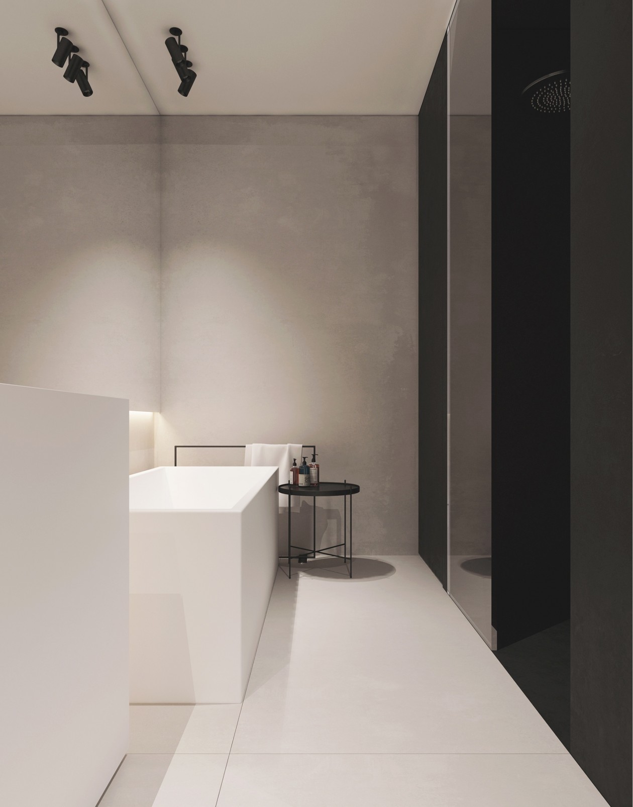 极简白+高级黑 现代极简风空间设计-13