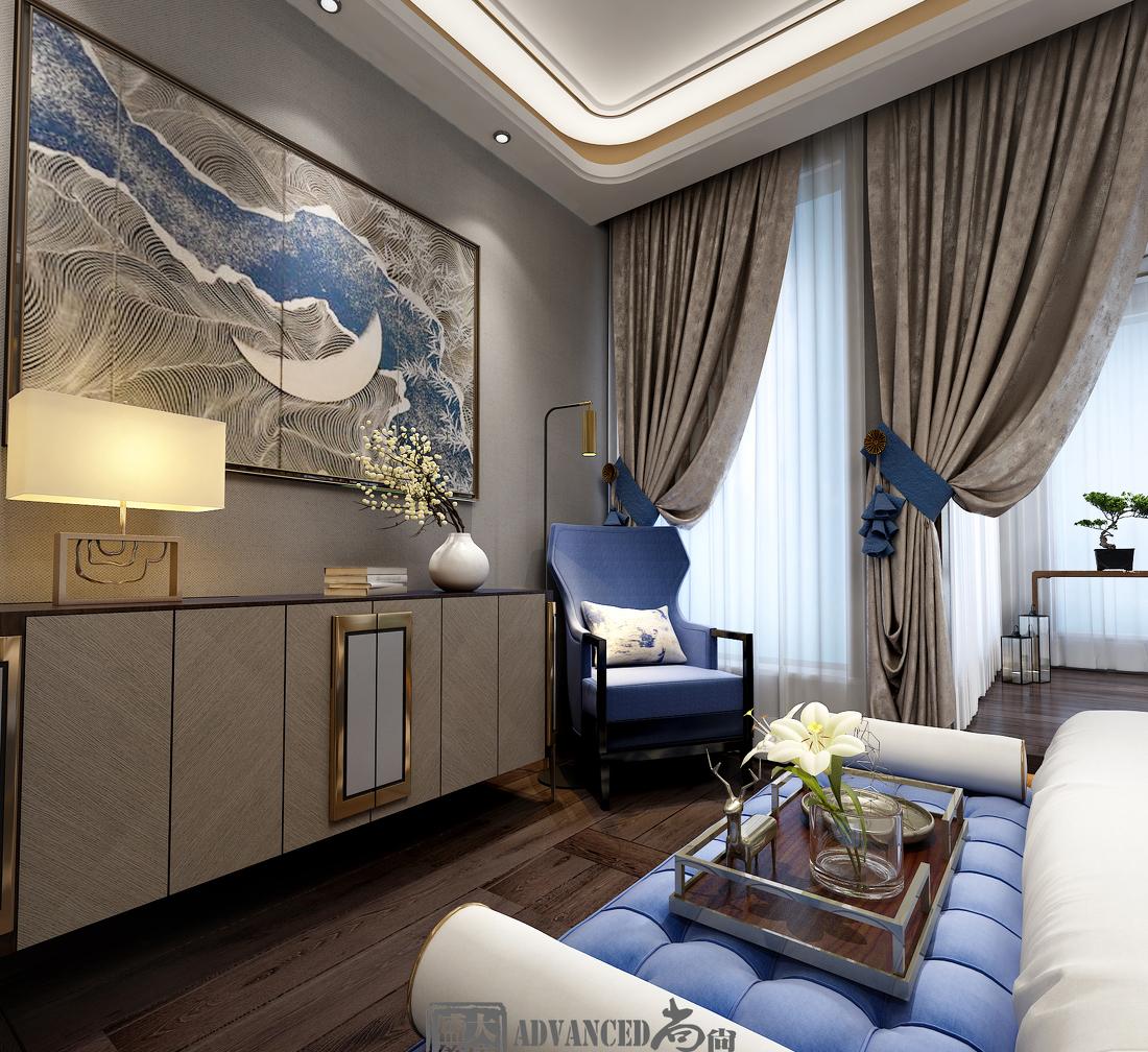 
尚晓明丨云端点墨设计 -180平样板间/水云居 -19