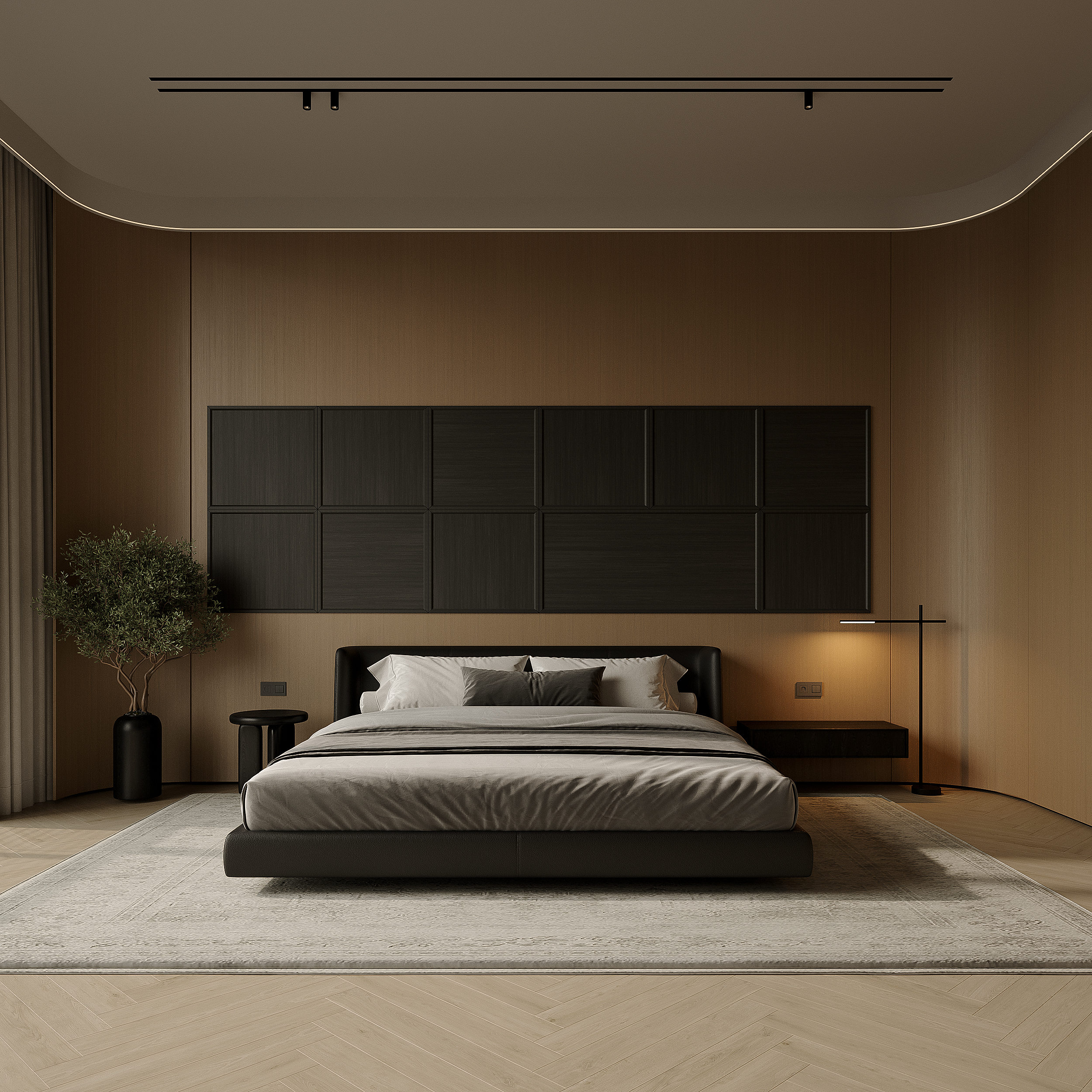 主卧设计项目丨Mohammed Yossef-5