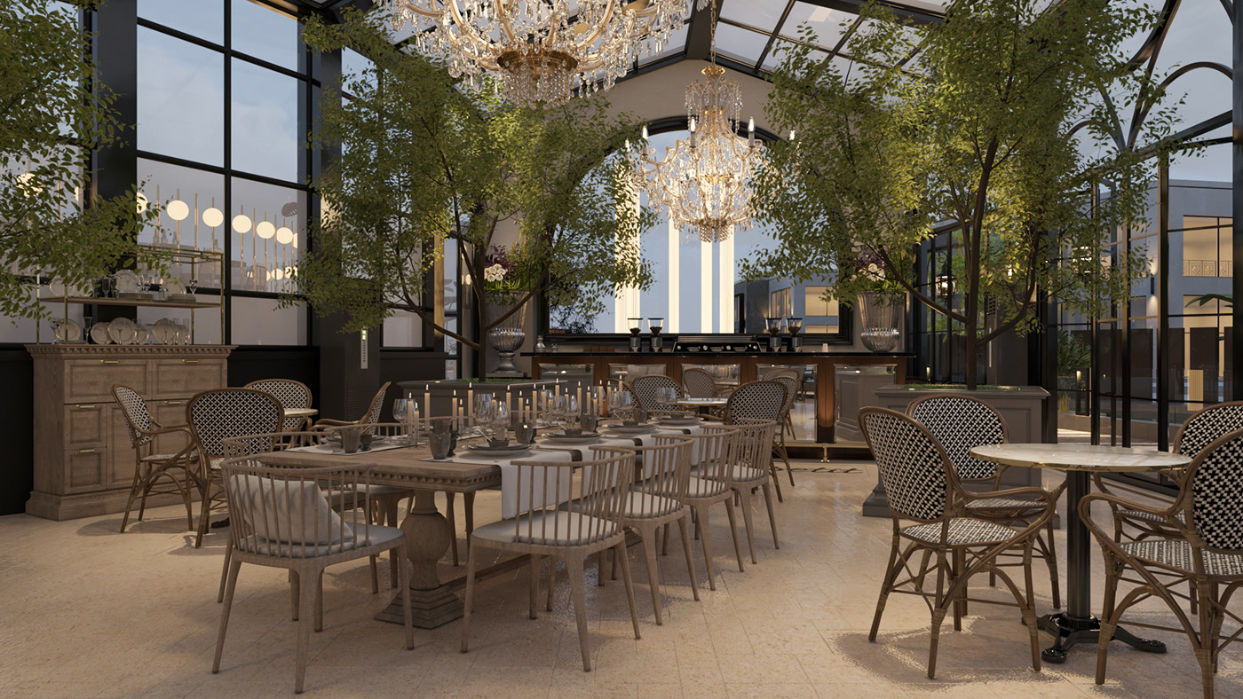 乐卡菲餐厅丨NINETR DESIGN HOUSE-17