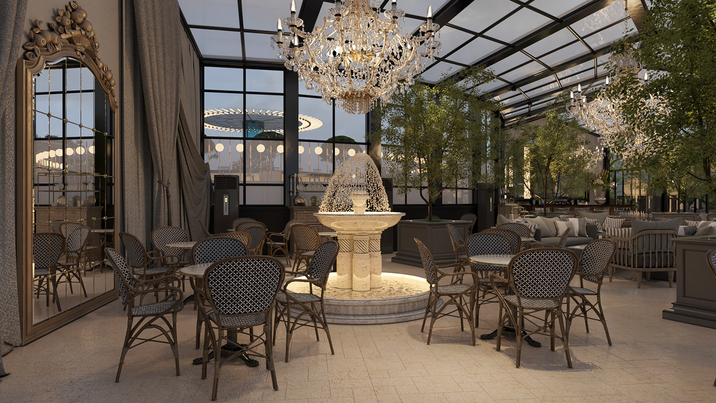 乐卡菲餐厅丨NINETR DESIGN HOUSE-11