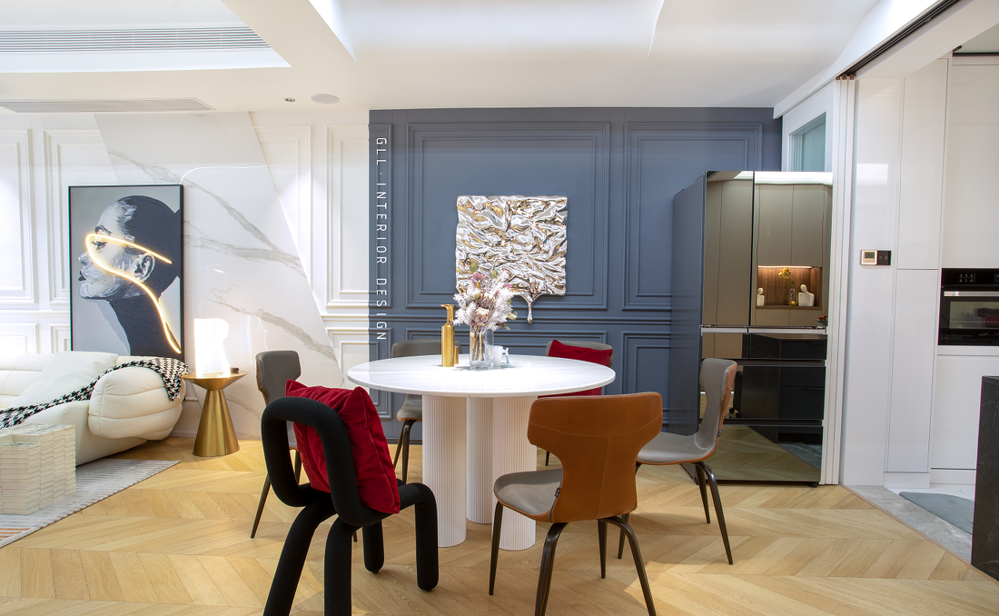 巧用移动墙板,打造半熟开放式厨房-19