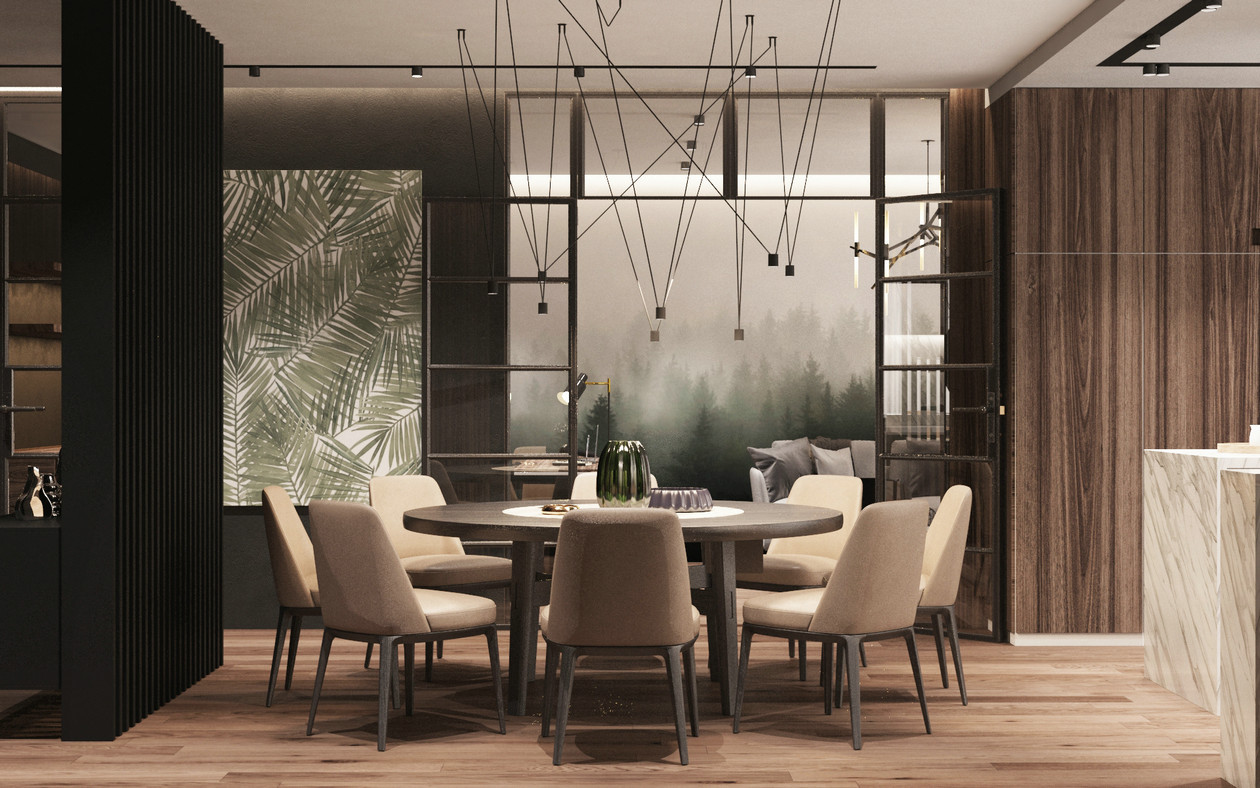 乌克兰 88㎡奥博隆公寓,现代简约设计-10