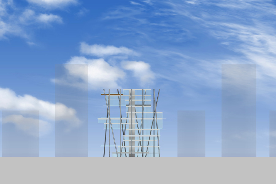 都市浮云 | YDS 建筑事务所打造的中央商业区购物商场设计-22