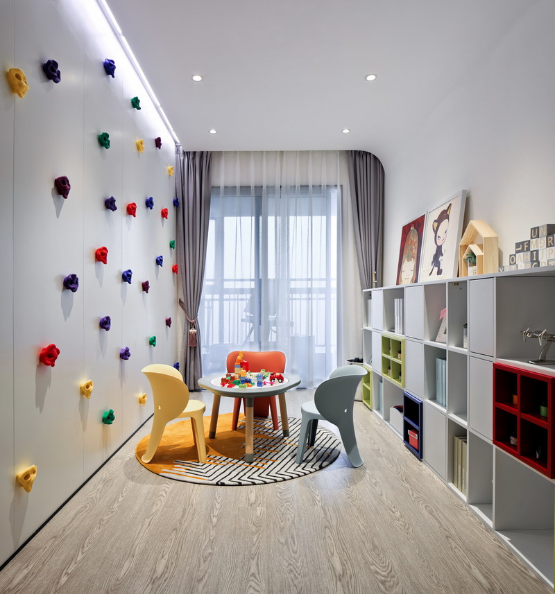 北辰湘府世纪F2创意样板房 | 蒙德里安风格的艺术空间-23