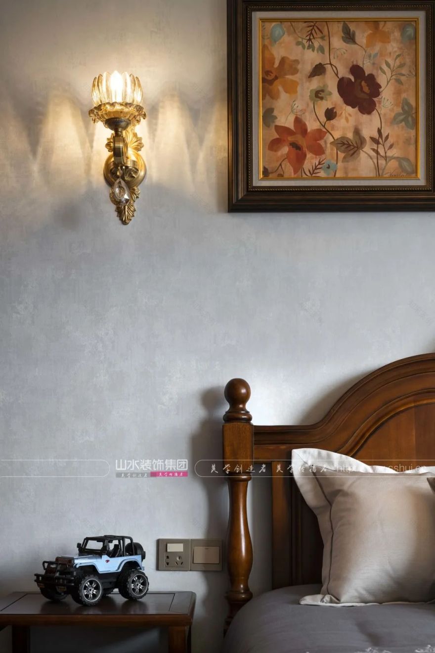 美式田园风格的三室两厅丨黄娟-35