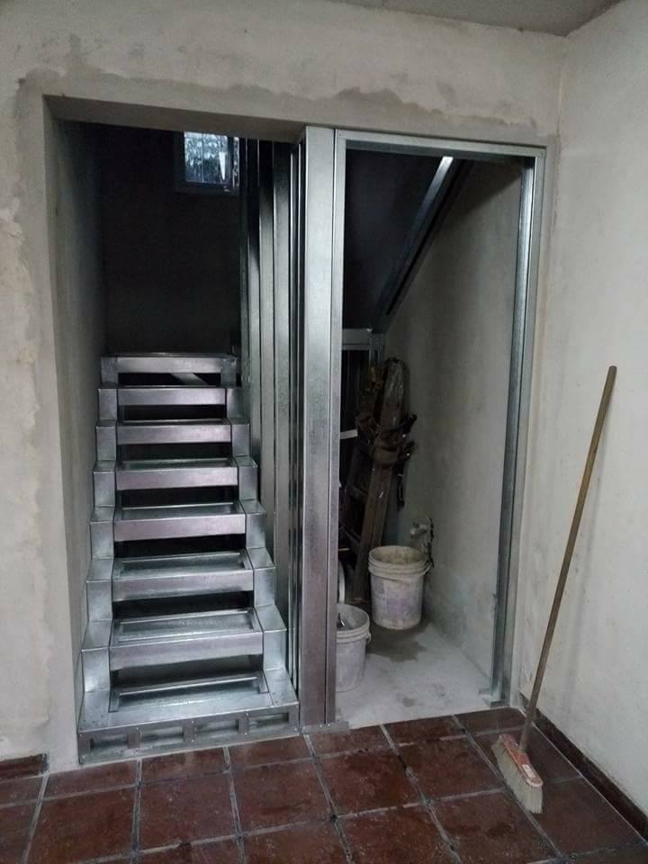 轻钢结构楼梯建造项目-19