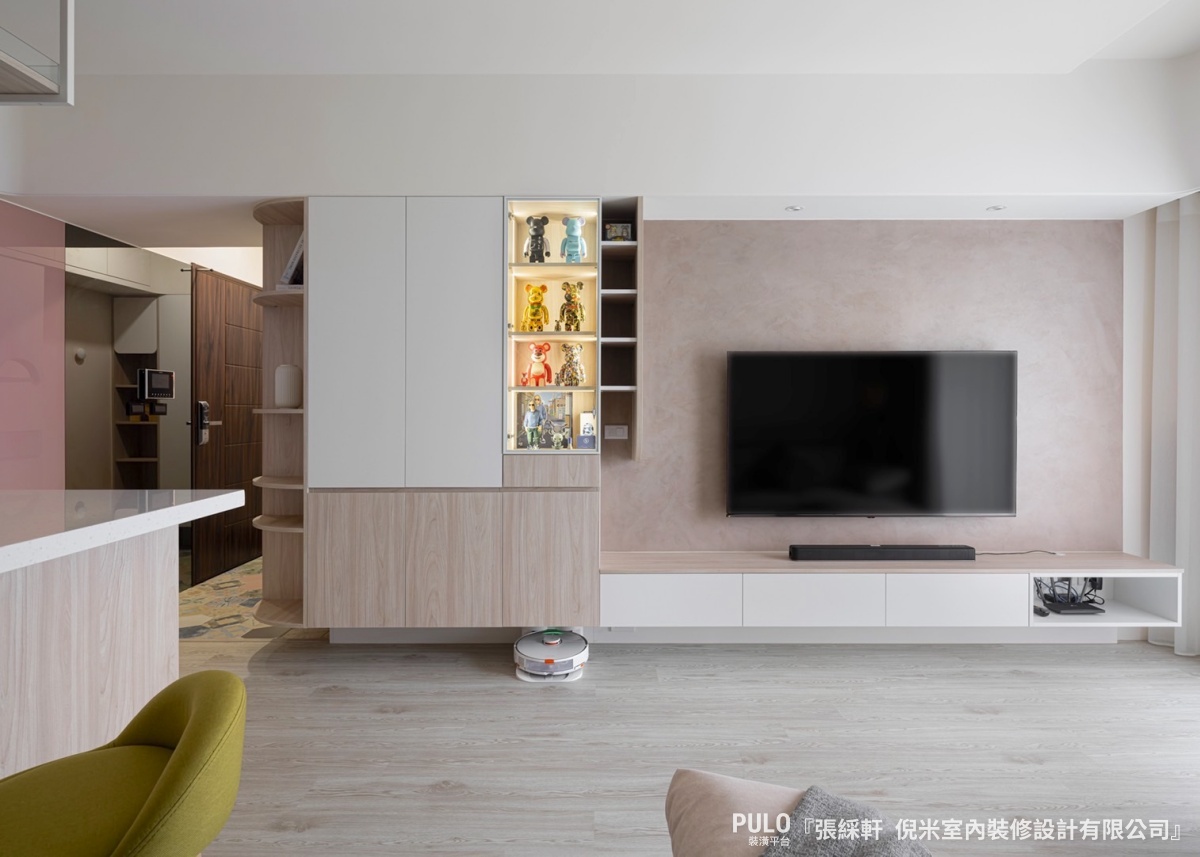 台中17坪小坪数北欧风亲子居家装潢丨中国台中丨倪米室内装修设计有限公司-1