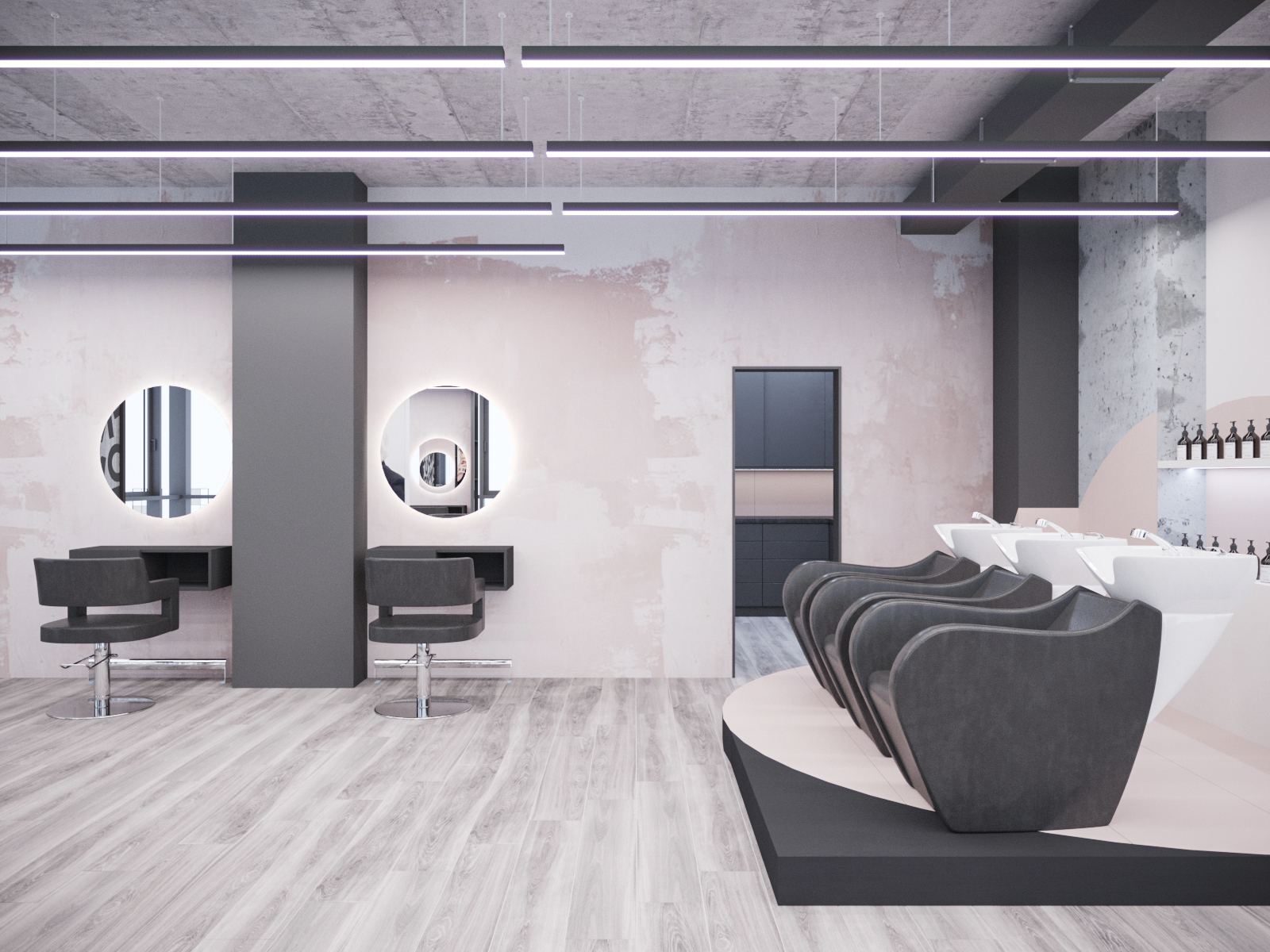 FORMA. beauty salon. 2021. Kyiv. 200m2-10
