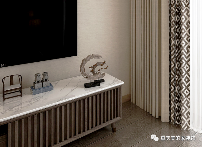 风雅千年 | 新中式博翠天悦洋房设计-91