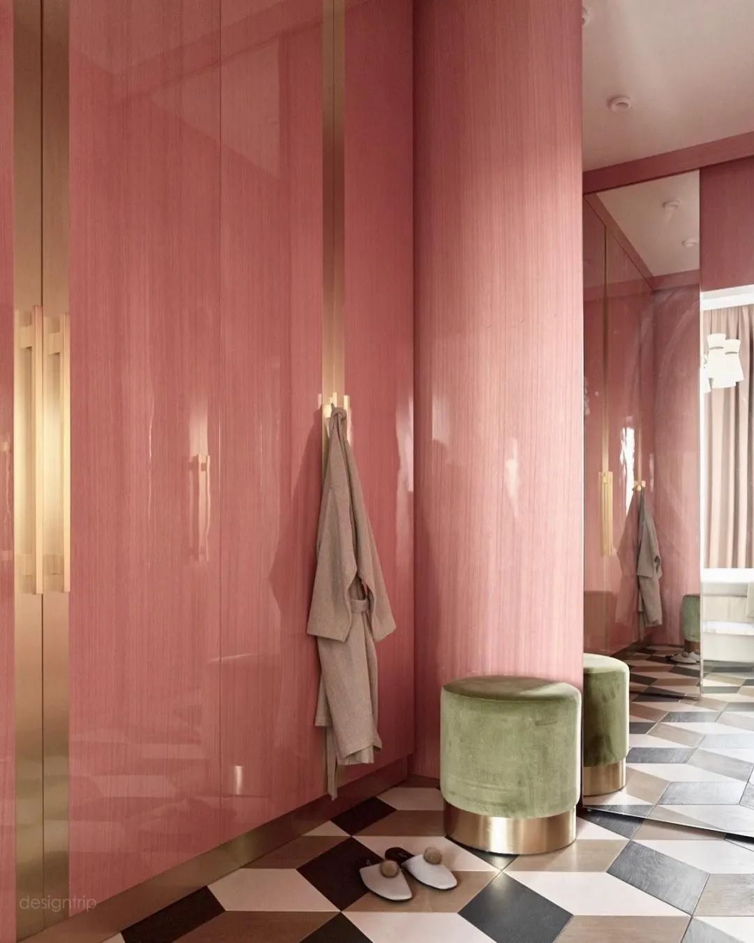 俄罗斯轻奢法式公寓设计丨俄罗斯莫斯科丨Katerina Lashmanova 设计工作室-71