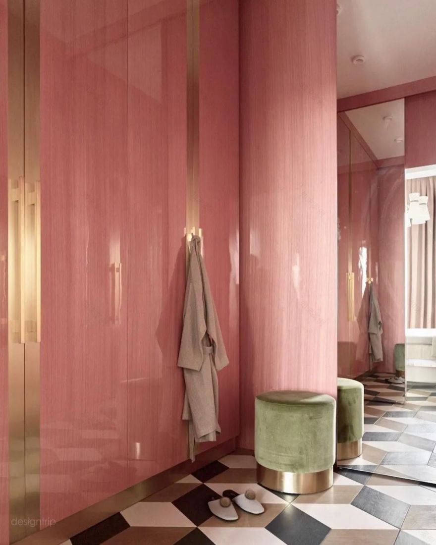 俄罗斯轻奢法式公寓设计丨俄罗斯莫斯科丨Katerina Lashmanova 设计工作室-71