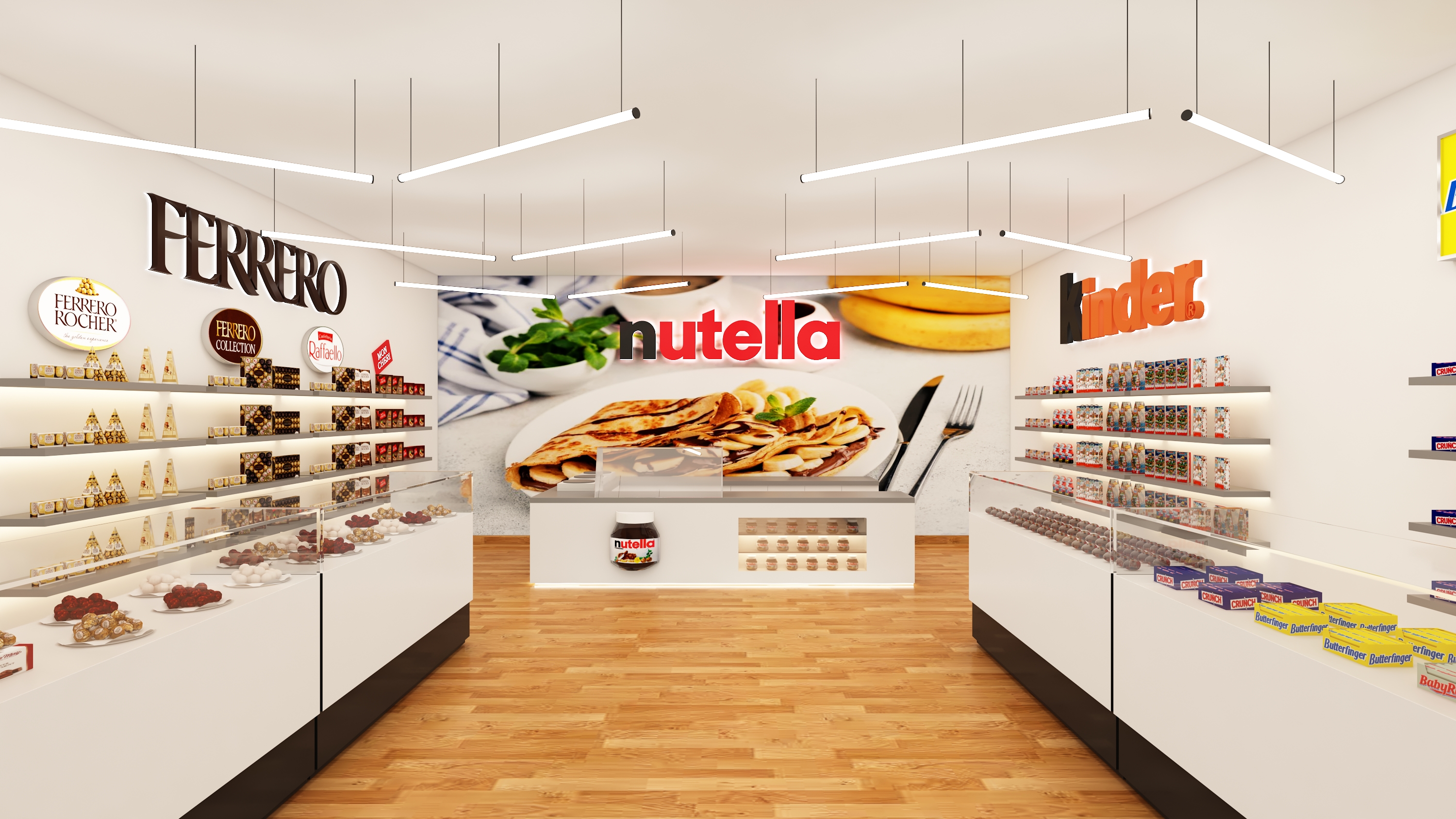 Retail Shop Design with Walkthrough | NUTELLA-0