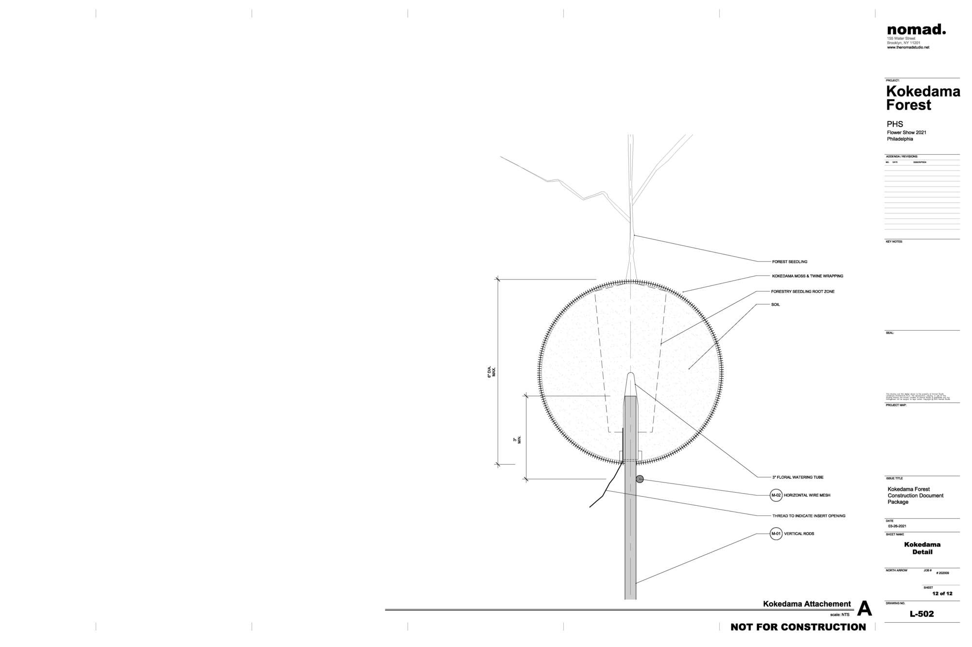 Kokedama Forest Installation，可持续微型森林雕塑-31