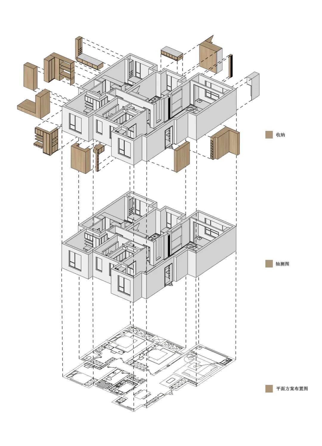 136㎡三室两厅，在幽静中绽放青春  度设计机构-27