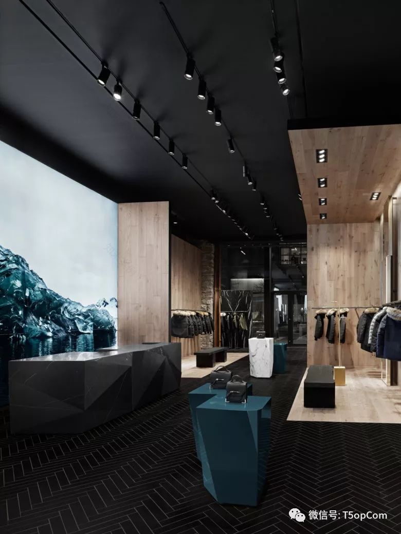 Mackage的蒙特利尔旗舰店为城市滑雪小屋设计带来了旧世界的魅力-4