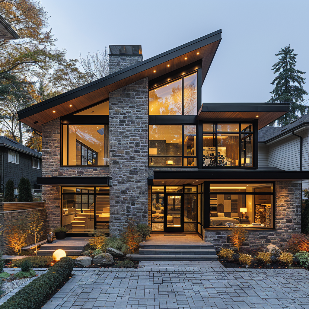 Vancouver Single Family House Concepts (Sloped Roofs)-1