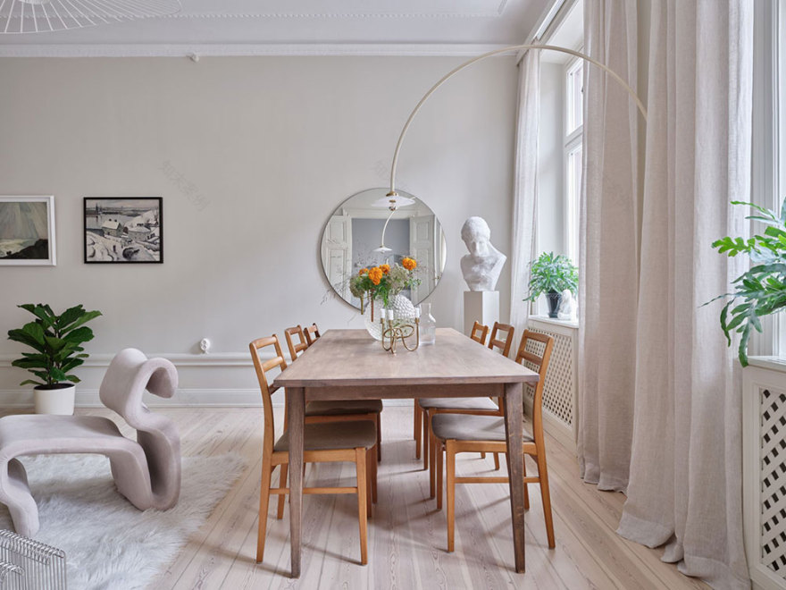 温馨斯堪的纳维亚公寓,冬季风情满满-8