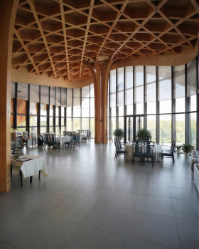 定州丝路友谊园滨水餐厅丨中国河北丨清华大学建筑设计研究院有限公司,广州博厦建筑设计研究院有限公司