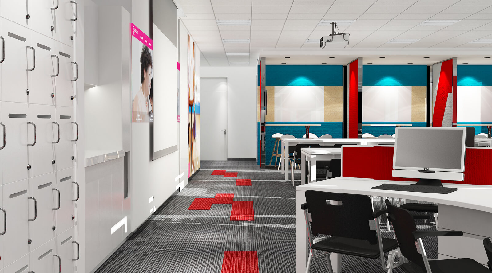 大都市中的企业归属感 - 友邦保险开放式办公空间-7