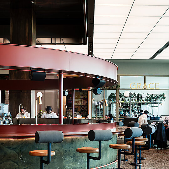 ST. ALi Kiosk Melbourne Airport by Jackson Clements Burrows Architects | Australian Interior Design Awards-5