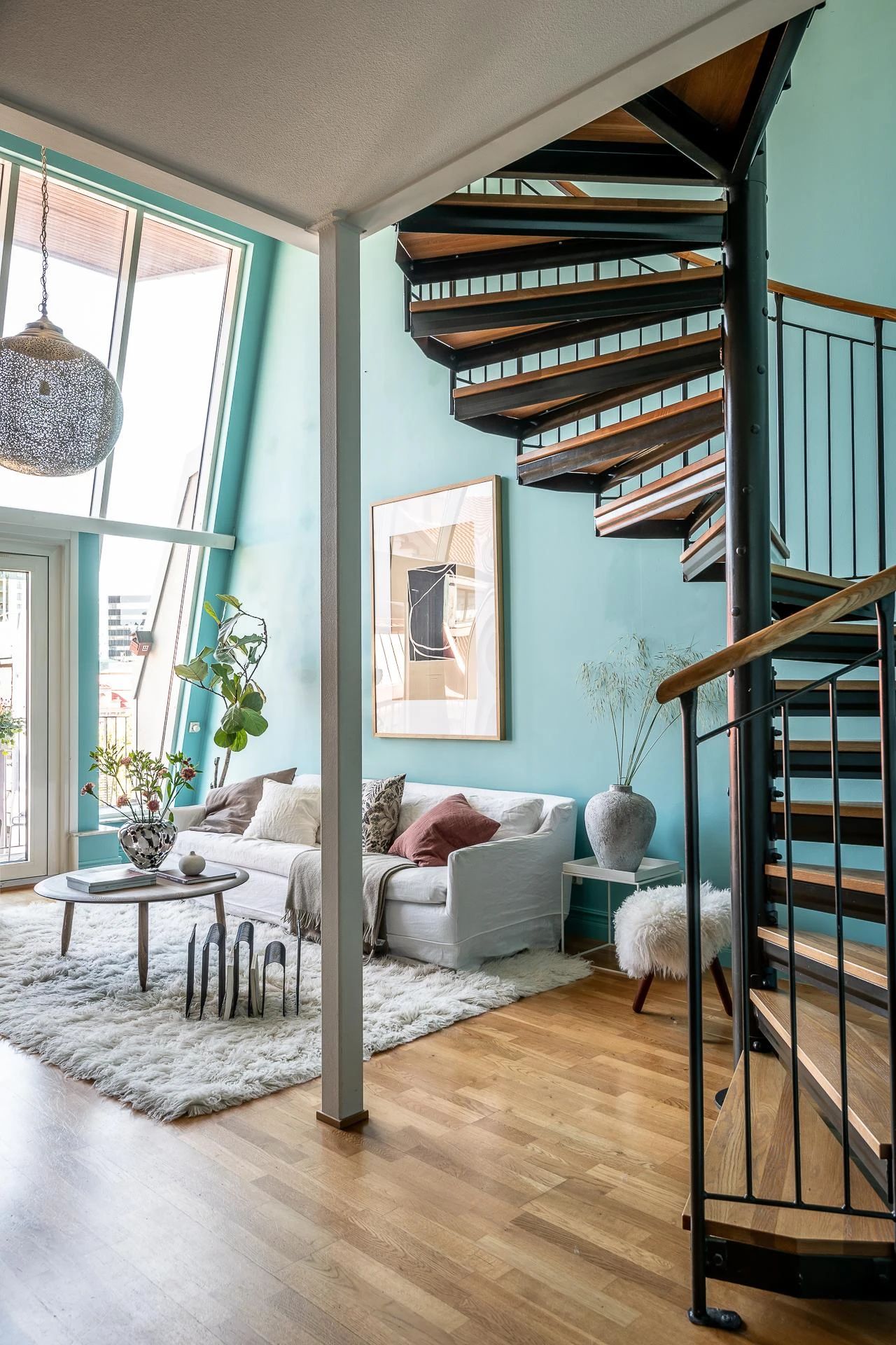 96㎡顶层复式，独享3个露台，狠狠羡慕了-9