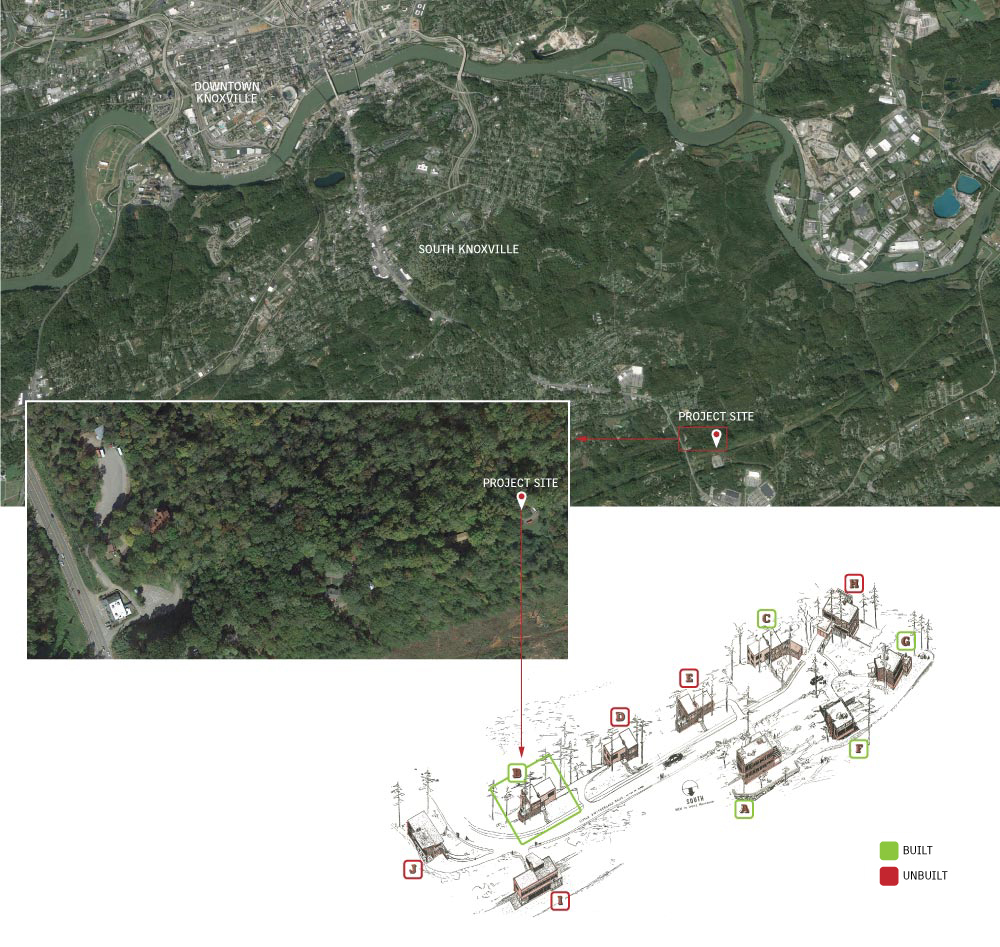 西摩·坦纳住宅丨美国诺克斯维尔丨Sanders Pace Architecture-3