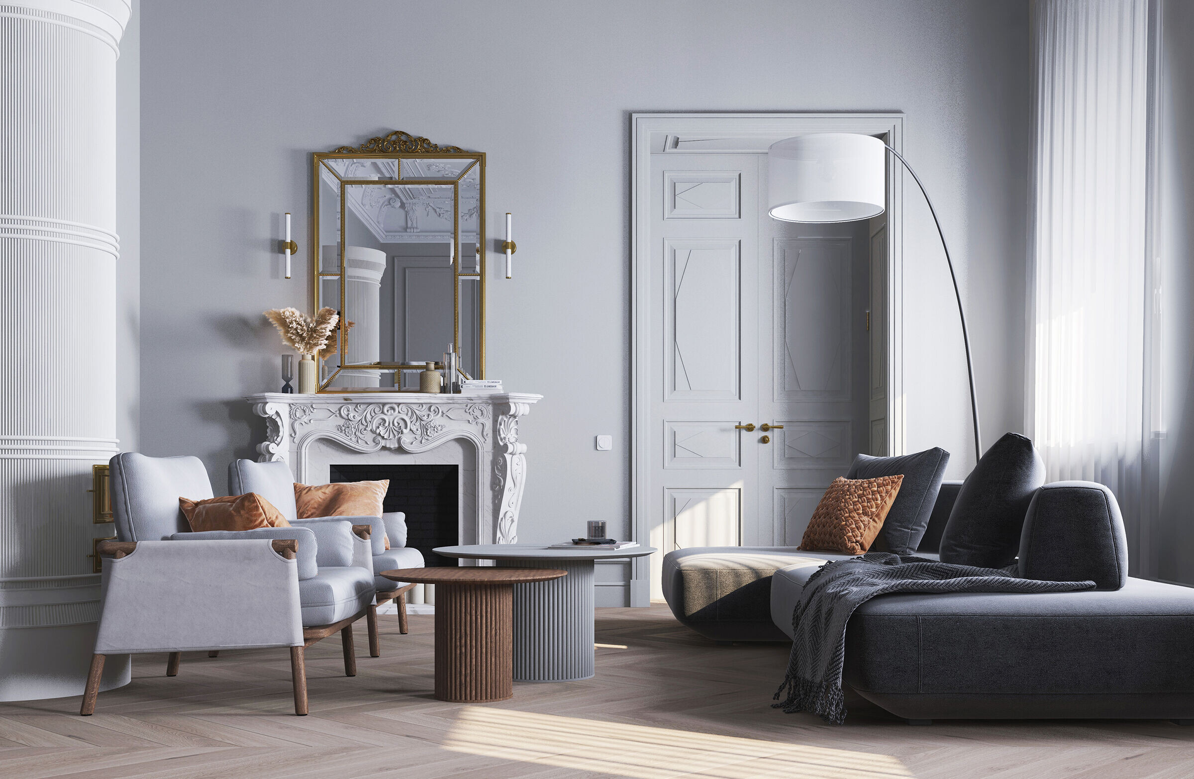 复古与现代的完美融合 · bobo space 的圣彼得堡公寓设计丨俄罗斯圣彼得堡-17