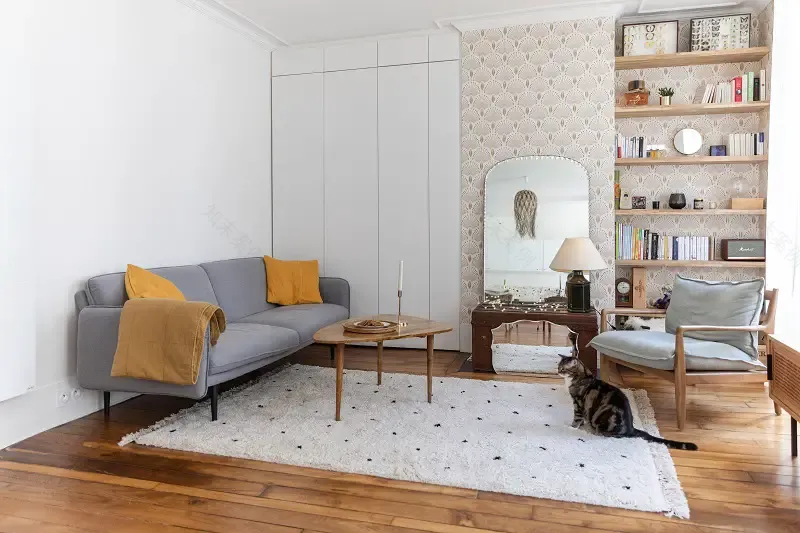 巴黎 50m²公寓的完美翻新 | 充满巴黎魅力的宜居空间-1