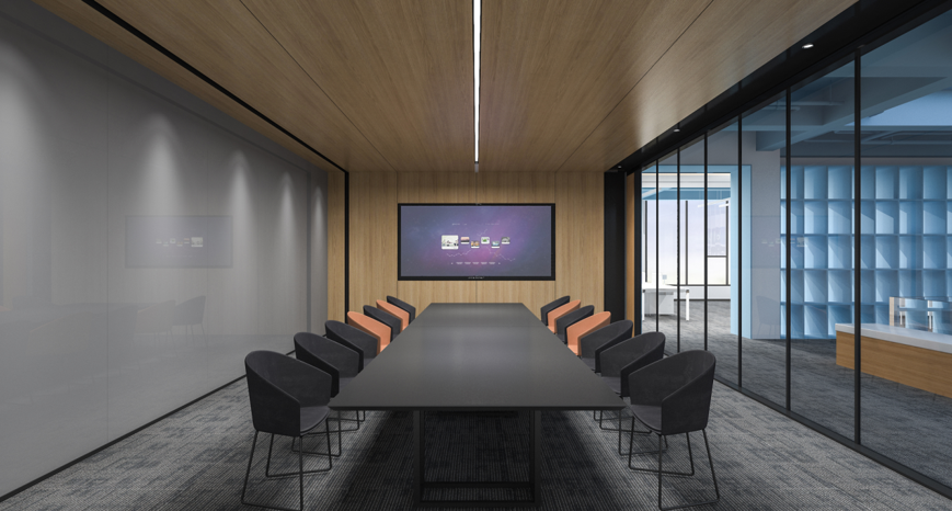 蓝河绵羊乳业集团办公室——现代极简之美-118