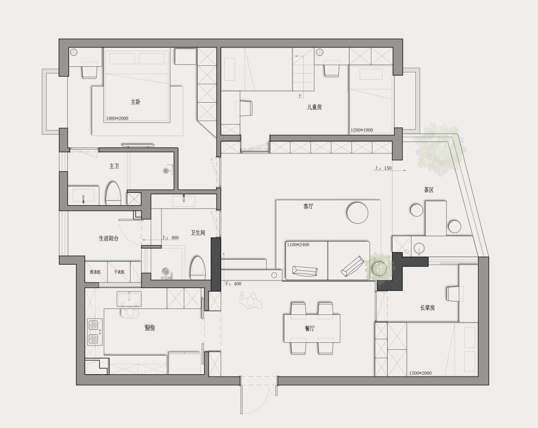 《觅光》丨中国广州丨广州家语室内设计-7