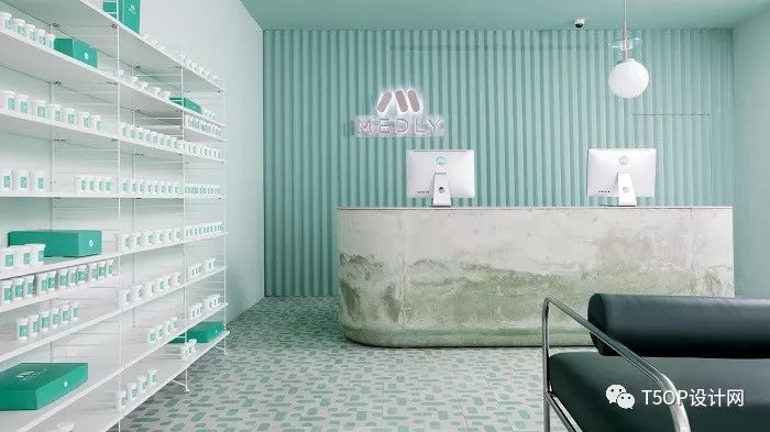 MEDLY药店极简空间设计-0