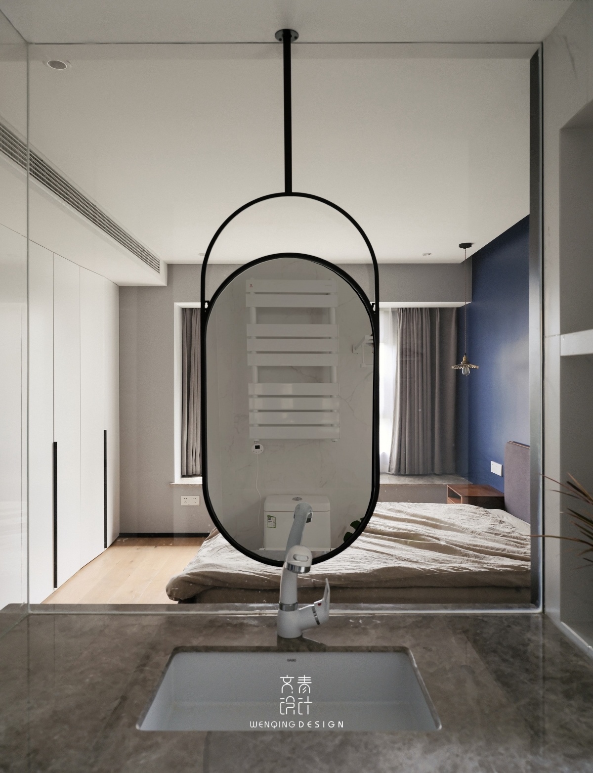 简约本心 | 胡桃木与亚麻的自然空间-47