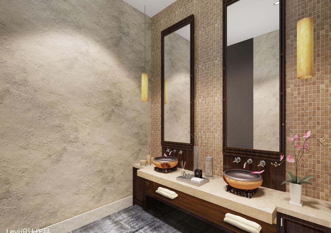 
现代中式餐饮空间设计 -8