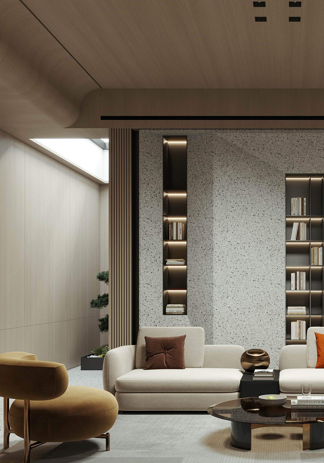 现代别墅客餐厅-14