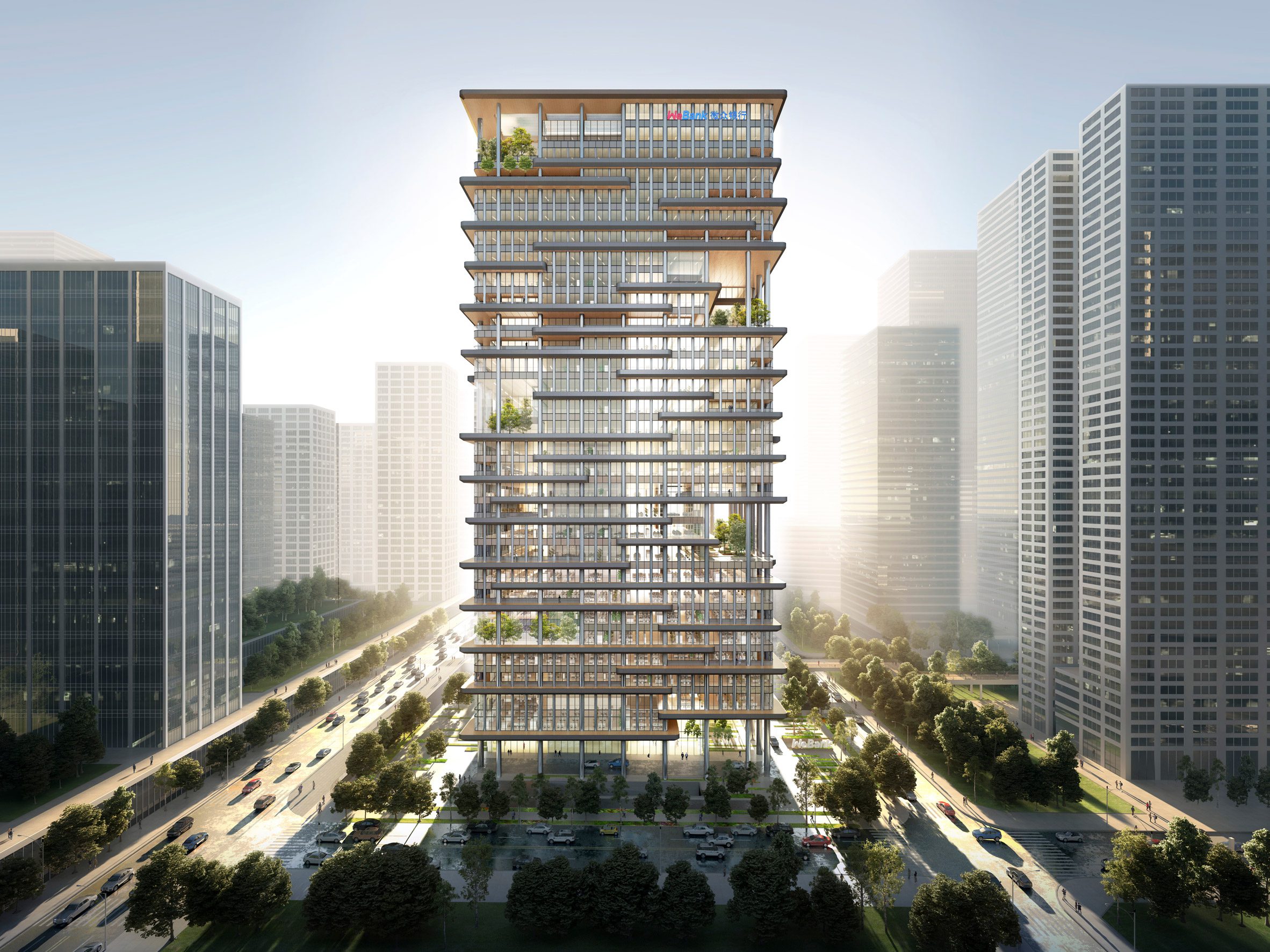 中国建筑师适应更高效和文化相关的摩天大楼设计-34