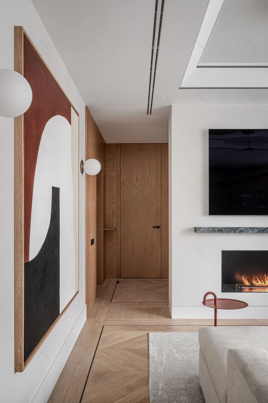 乌克兰基辅 200㎡复式住宅设计-8