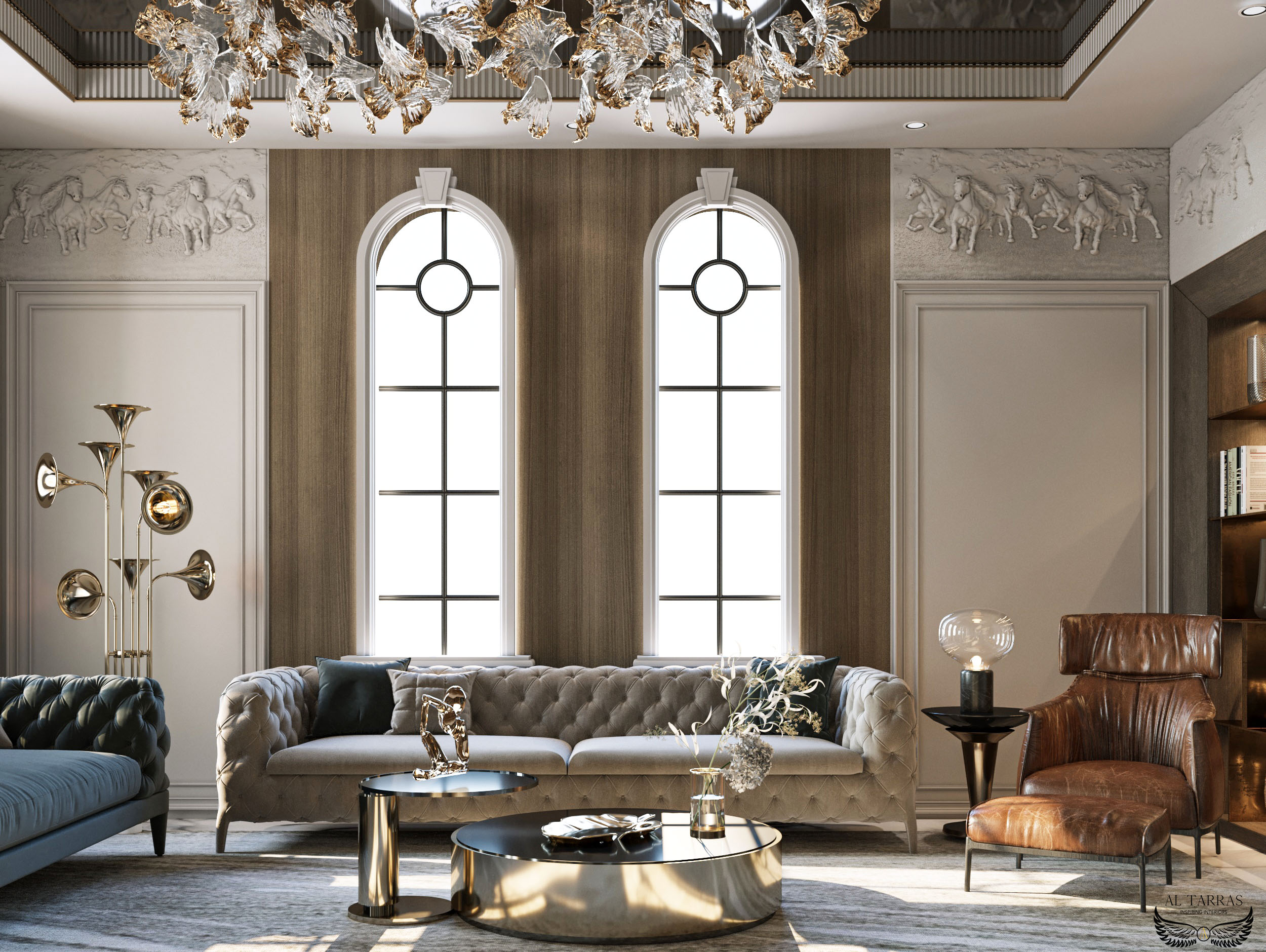lu·ury villa reception（别墅接待区）丨埃及丨Asmaa Abolila-9